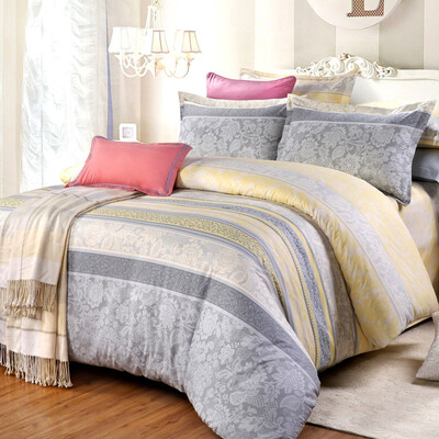 

Jingdong supermarket] Ai Wei bedding home textile bed four sets of cotton bedding suite 1.8 bed (beautiful mood