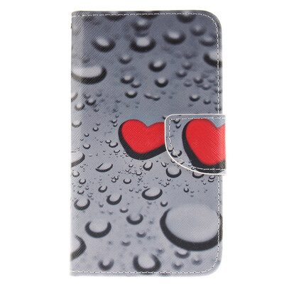 

Сердце образный водослива дизайн Кожа PU откидная крышка бумажника карты держатель чехол для ASUS ZenFone5