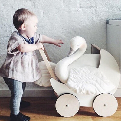 

MyMei Fashion Handmade Soft Velvet Kids Baby Princess Swan Stuffed Toys Pillow Toys Bedding Decor Home Decoration