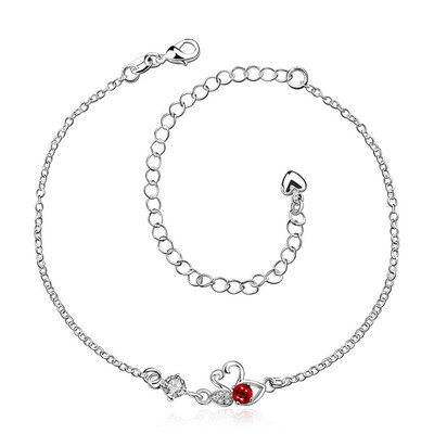 

A008 New Design Large Stock Delicate Handmade Cheap Silver Plated Anklet Bulk Sale