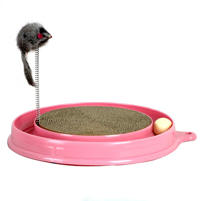 

Mimi buy AIMIGOU pet cat toy cat toy cat scratch board pawls jibsaw toy toy cat toy crazy cat turntable