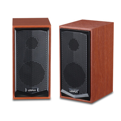 

Music release M22 desktop notebook PC Stereo bass gun 2 Mini USB wooden multimedia small speaker