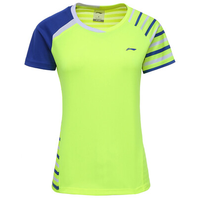 

Li Ning LI-NING AAYL106-2 Badminton Women&39s Style T-shirt Fluorescent Green XL
