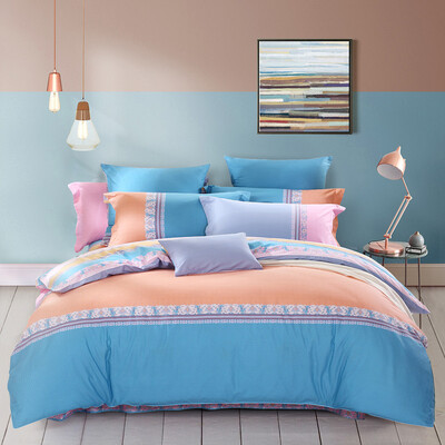 

MERCURY print cotton bed set/bed kit (duvet cover/bed sheet/pillowcase)