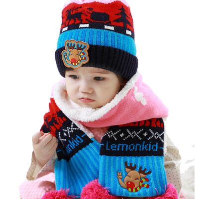 

YUZHAOLIN Шапка и шарф Трикотажный теплый хлопчатобумажный для детей YL16T002KP