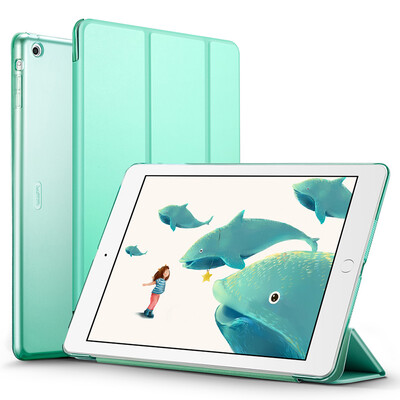 

ESR) Apple iPad Air / 5 Case / Case Triangle Thin Leather Case Yue color series Mint Green