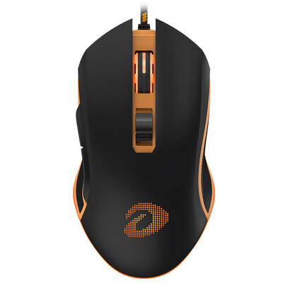 

Dale отлично (dare-u) EM905 профессиональная игра RGB ослепительная мышь черный и желтый