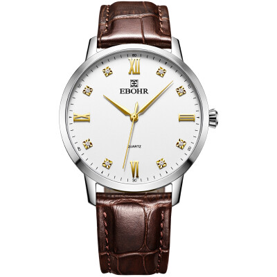 

Ebola (EBOHR) watches era elements series of simple and refined white flour with quartz watches men's table 50290116