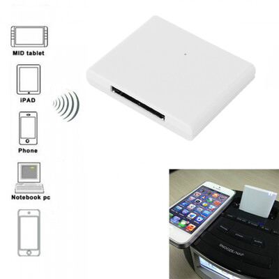 

Bluetooth A2DP Музыка Аудиоадаптер приемник для iPhone 30pin Dock Speaker