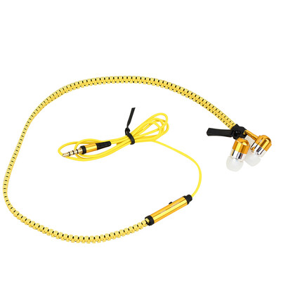 

MyMei New 35mm in-Ear Earphone Earbuds with Mic Zipper Universal Stereo Headphone