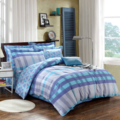 

Hengyuanxiang cotton four sets of cotton twill printed bed sheets quilt bed supplies taste time 15 m bed 200 230cm