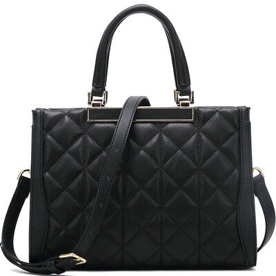 

Red Dragonfly (RED DRAGONFLY) handbags classic fashion Lingge bag handbag shoulder diagonal package 8751A0582Z black