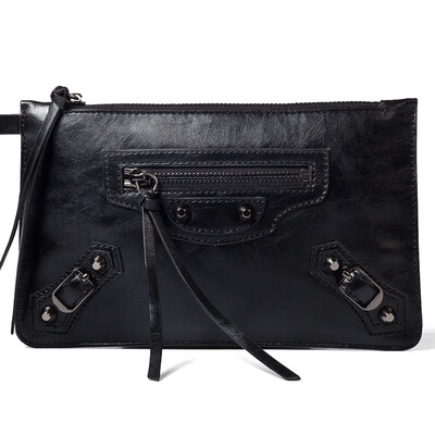 

ТОЛЬКО новые сумки PU кошелек Корейский женский Длинные личности случайные сцепления кошелек L-1501142 черный