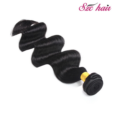 

SZC Hair 8"26" inch Mongolian Virgin Hair Body Wave 1 Bundles 100g Grade 100 Unprocessed Virgin Human Hair Weave Tangle free
