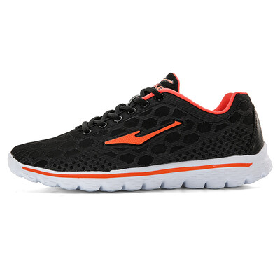 

ERKE (ERKE) men's shoes breathable mesh running shoes 51116203046 black / fluorescent orange 42