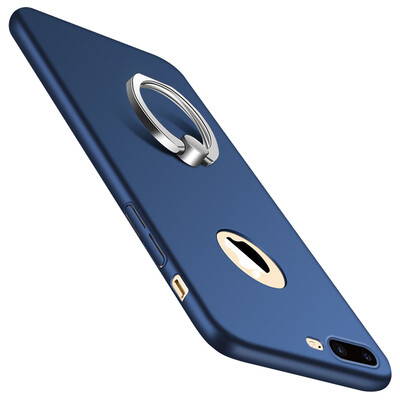 

BIAZE компании Apple iPhone7 Plus 7 Plus мобильного телефона оболочка защитный рукав кронштейн с кольцом пряжки все включены матовые оболочками падения серии контроль сопротивления JK102- джентльмен синей