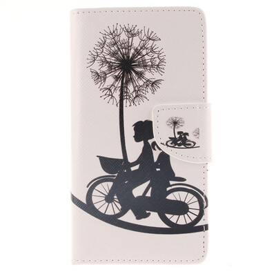 

Bike&Dandelion Design PU Leather Flip Cover Wallet Card Holder Case for Sony Xperia Z3