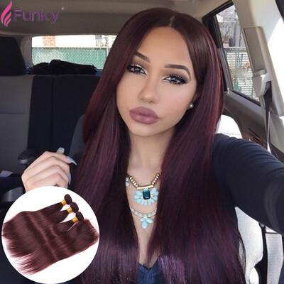 

Peruvian Virgin Hair With Closure 3 Bundles Straight Red Wine Burgundy 99J Straight Human Hair Weave With Closure Hair Website