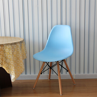 

Таймс-сквер отдыха пластиковый стул эргономичный компьютерный стул простой стул, чтобы обсудить Эймс офисный стул деревянный стул отдыха синий совещание