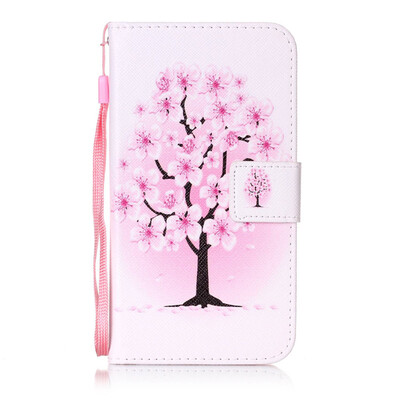 

Персик Блоссом Дизайн Кожа PU откидной крышки Кошелек Карты Держатель Чехол для LG K7/LG M1