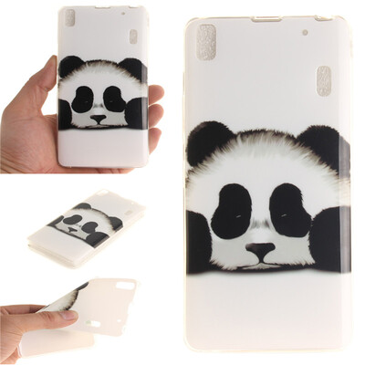 

Panda Pattern Soft Thin TPU Rubber Silicone Gel Case Cover for Lenovo K3 NoteA7000