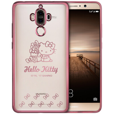 

Youjia Hello Kitty series Huawei mate9 phone shell protective shell thin soft drop shell butterfly control