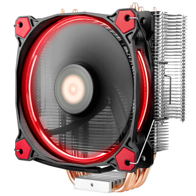 

Торт (Thermaltake) Процессор охлаждения Riing S300 (поддерживающий тепловой канал AM4 / 4 / вентилятор красного цвета Riing 12 см / с силиконовой смазкой / отключением звука)