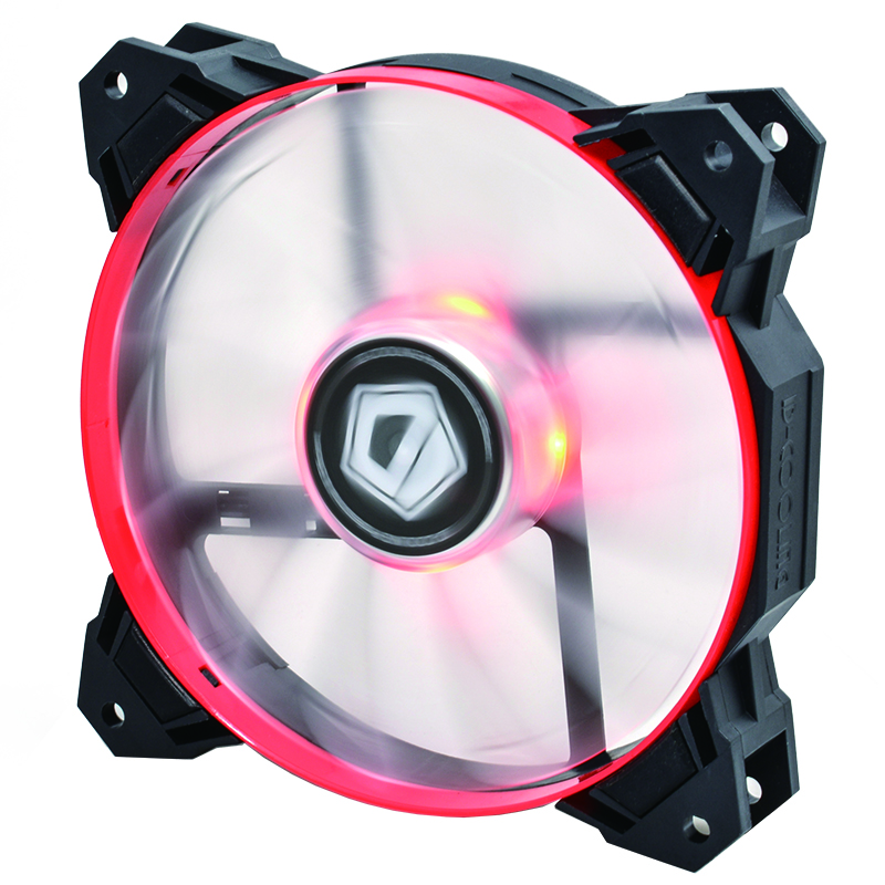 

ID-COOLING SF-12025R Center light-emitting unit fan 12cm temperature control shock red