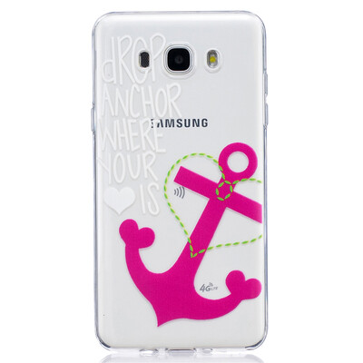 

Anchor Dress girl Pattern Soft Thin TPU Rubber Silicone Gel Case Cover for SAMSUNG Galaxy J7 2016J710
