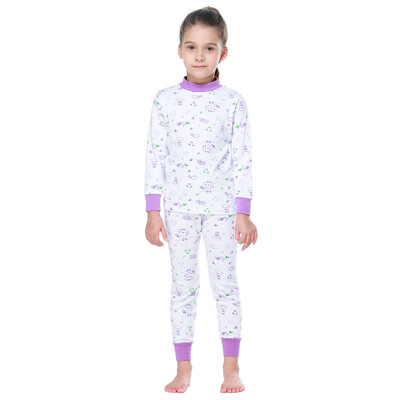 

Red beans (Hodo) cotton underwear suit women in the big children autumn and winter 100% cotton Qiu Qiuqiu HD8086 purple F160