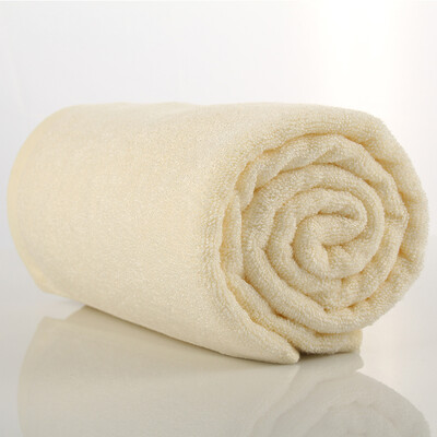 

Elegant 100 uya100 Bath towels Home Textiles Bath towels Bamboo fiber Baby bath towels Soft water absorbent baby towels Beige 400g 95 95cm