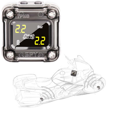 

Small flying SPY tire pressure monitoring M1 wireless external color 2 rounds of motorcycle dedicated