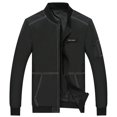 

Wealthy bird FUGUINIAO men's business casual jacket men's comfortable Slim collar shirt 17014FG1703 black 3XL