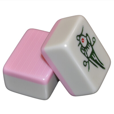 

Хань Yi меламин смолы маджонг стороны рука маджонг ручной работы 42 мм розовый подарок скатерть