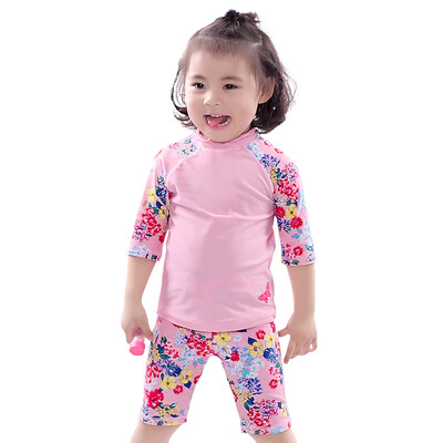 

Tattoo children girls split women swimsuit surfing clothing 1213 years old 150-160cm foundation printing Ezi12004