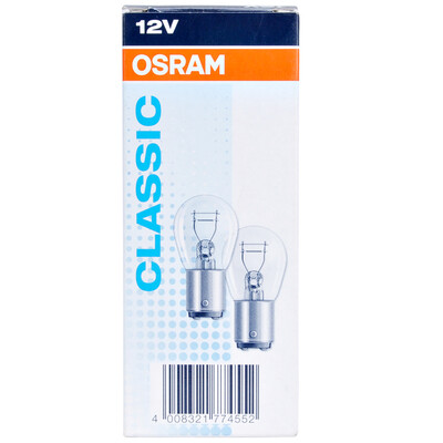 

OSRAM (OSRAM) сигнал поворота / задний туман / тормоз уровня освещенности для ног [Р21 / 5W] страна импортирует двойных Ситай 10 загружены