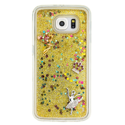 

Dynamic Quicksand Glitter Liquid Soft TPU Case Cover For SAMSUNG S6
