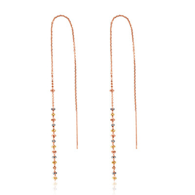 

DEMONE EX0001KJ01 18K Gold Earrings Gold Earrings Rose Gold Earrings Gold Earrings Tassel Earrings