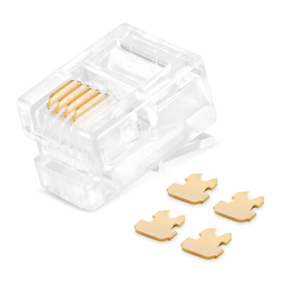 

Phen Star grams (PowerSync) ACPTA64NPA 6P4C phone crystal head one-piece single-row gold-plated 3U