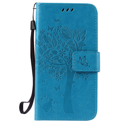 

Blue Tree Design PU кожа флип Обложка Кошелек Карты Держатель чехол для HUAWEI GR3