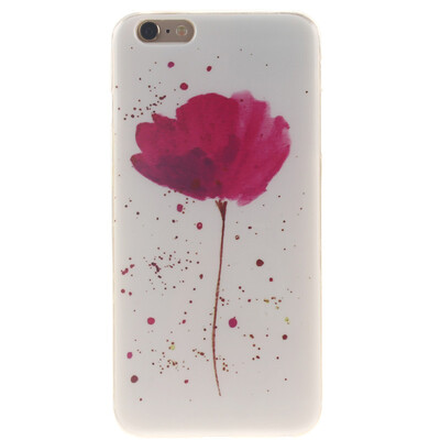 

Purple orchid Pattern Soft Thin TPU Rubber Silicone Gel Case Cover for IPHONE 6 Plus6S Plus