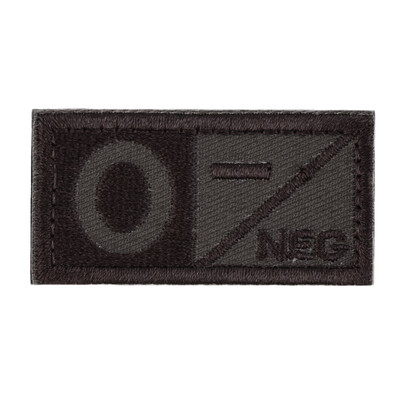 

3D Blood Type Patch A B AB O POS NEG Coyote Tan OD Green Patch