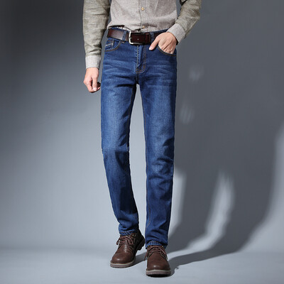 

Yishashi fashion (yishistyle) классический стрейч джинсы мужчины Slim молодежные британские мужские брюки дикие брюки корейский случайный ZYNZ910 синий 31