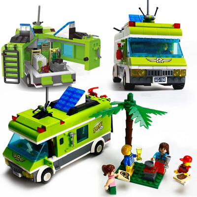 

Enlightenment (ENLIGHTEN) Puzzle Assembled Building Blocks City Series Buses 1121 Children's Pinch Toys