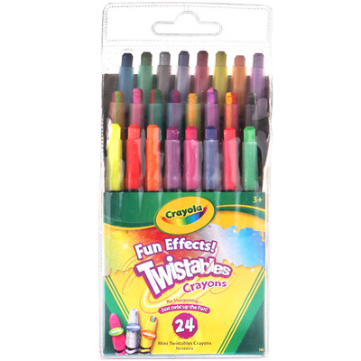 

Painted music Crayola 24 color mini can twist the crayons 52-9824