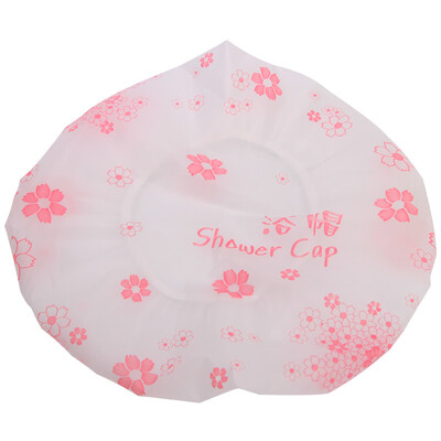 

Nasano NASEENO waterproof elastic bath cap printing shower cap color random