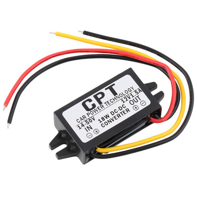 

CPT Водонепроницаемый 18W модуль питания постоянного тока для DC конвертер 9V1.5A Автомобиль светодиодный индикатор питания