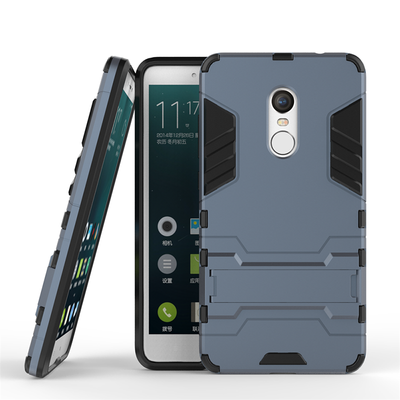 

Темно-синий Slim Robot Armor Kickstand Ударопрочный жесткий корпус из прочной резины для XIAOMI RedMi Note4