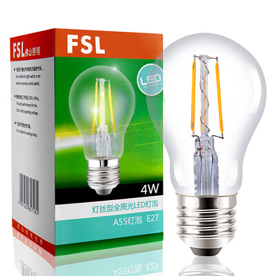 

[Jingdong supermarket] Foshan lighting (FSL) LED bulb retro filament energy-saving crystal light bulb all week light 4W big mouth E27 yellow light 3000K