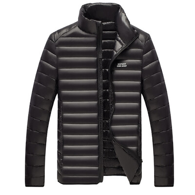 

Антарктических мужчин 90 белая утка вниз воротник теплый пуховик Y1611 черный L